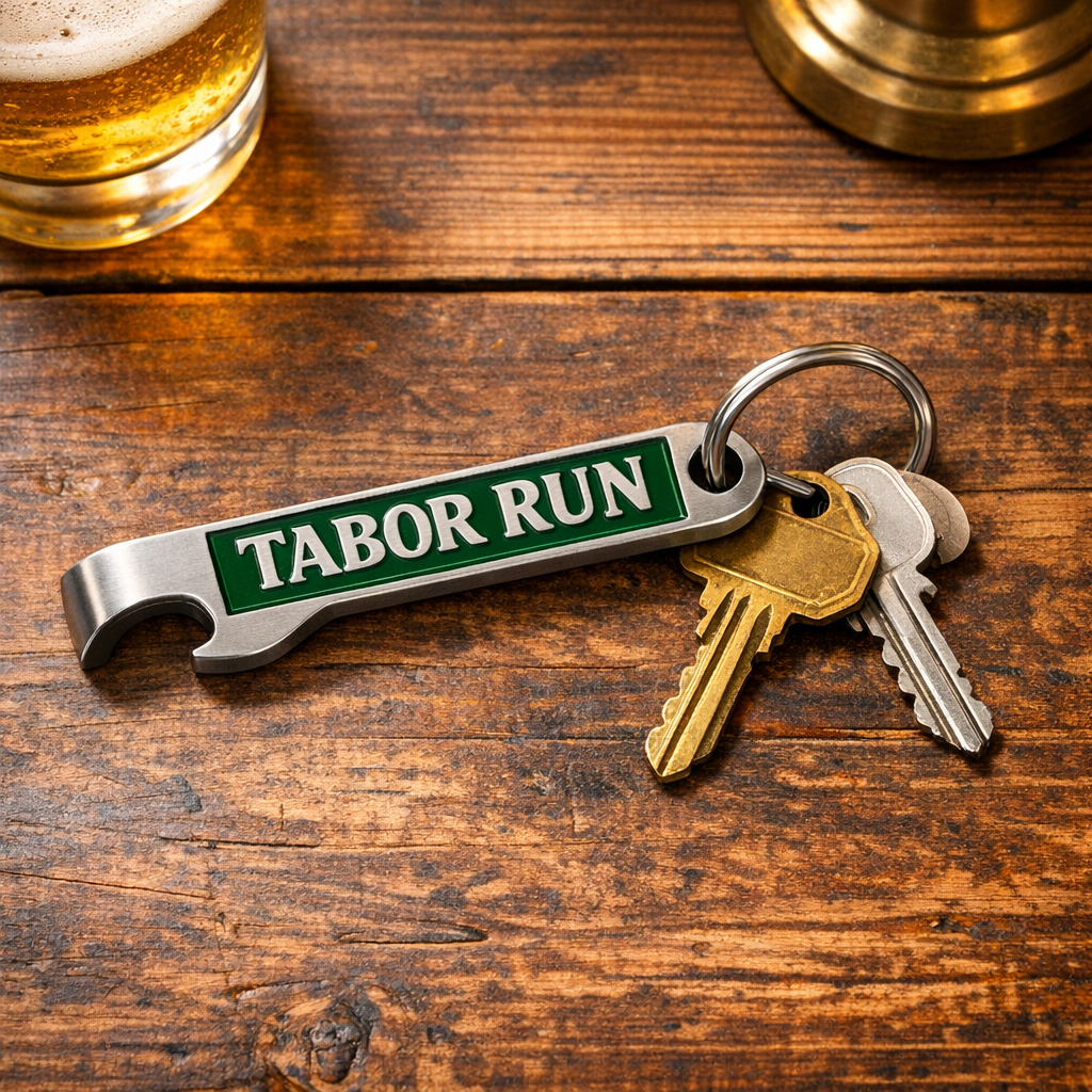Tabor Run Keychain